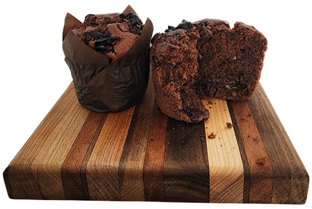Dark Chocolate Cherry Muffins (4 pack)